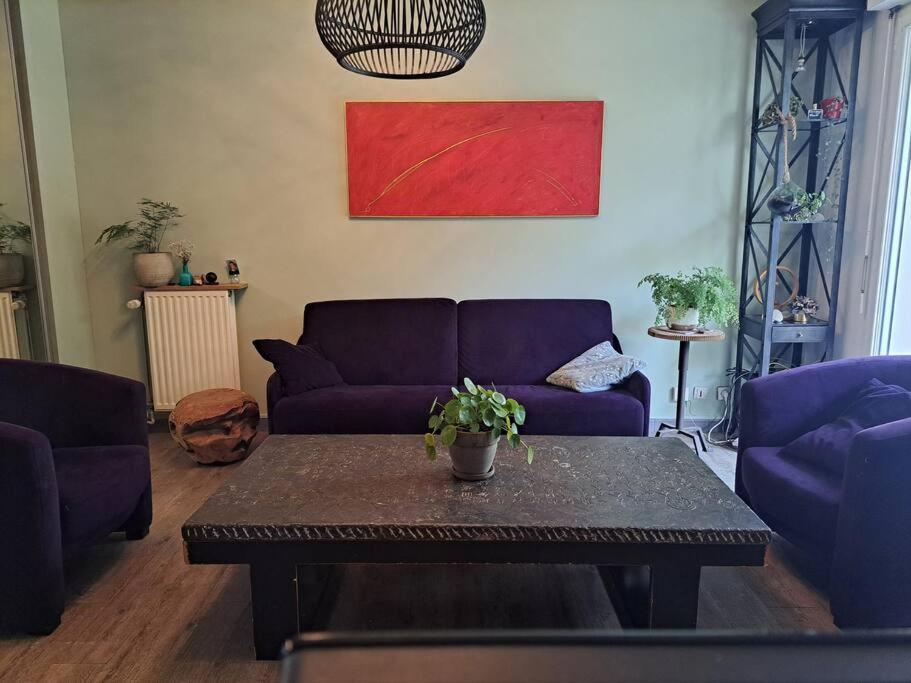 Appartement Cosy Avec Jardin Et Parking 热讷维耶 外观 照片